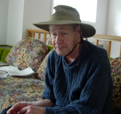 Grandpa wearing hat